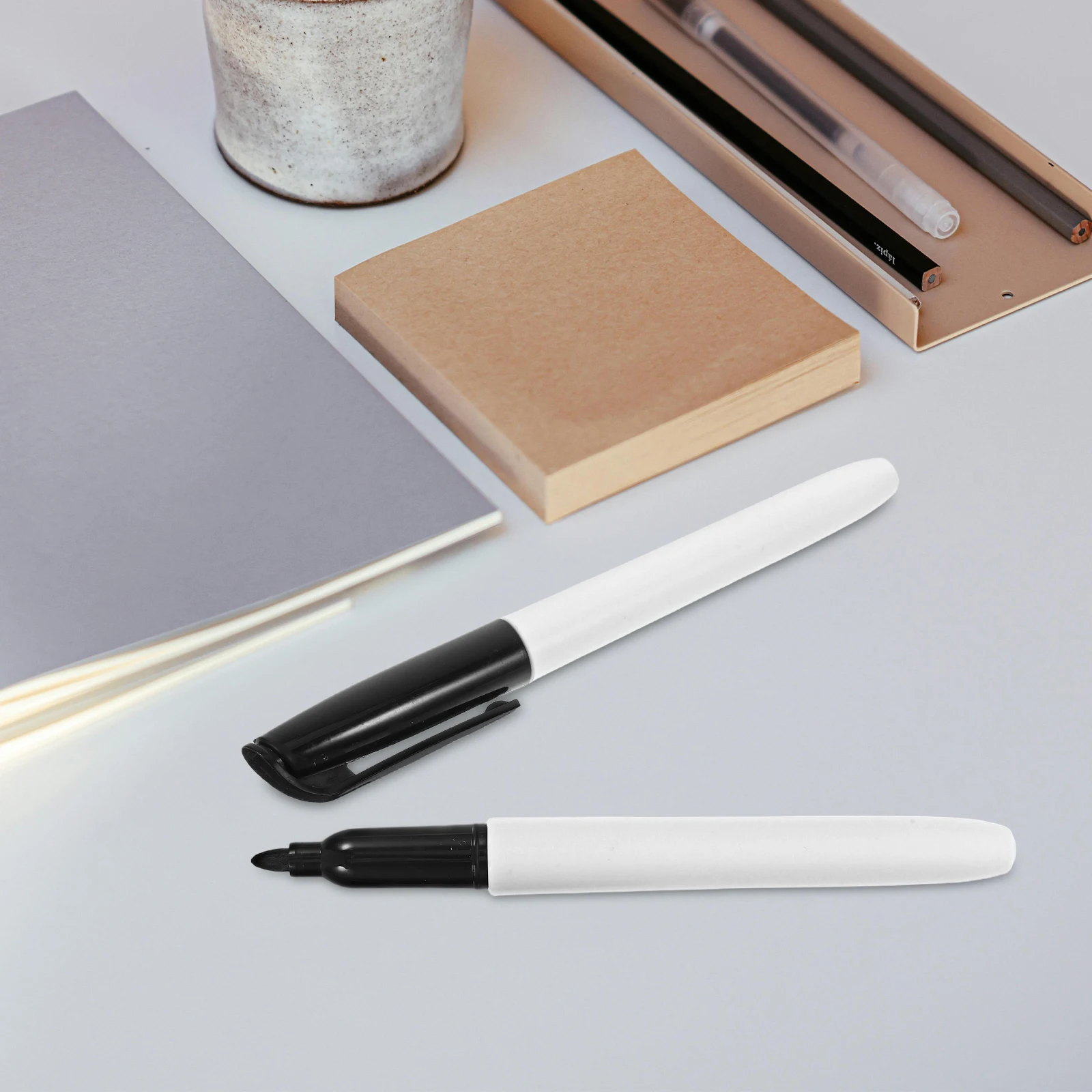 

4 Pcs Writable Wet Pen Blackboard Writing Pens Chalk Markers for Glass Dry Erase Fine Tip Rewritable