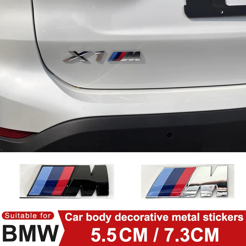 For BMW 1 2 3 4 5 6 7 Series X1 X3 X4 X5 X6 X7 87 F20 E36 E46 E90 E39 F10 F16 Car Body Decoration Metal Sticker Accessories