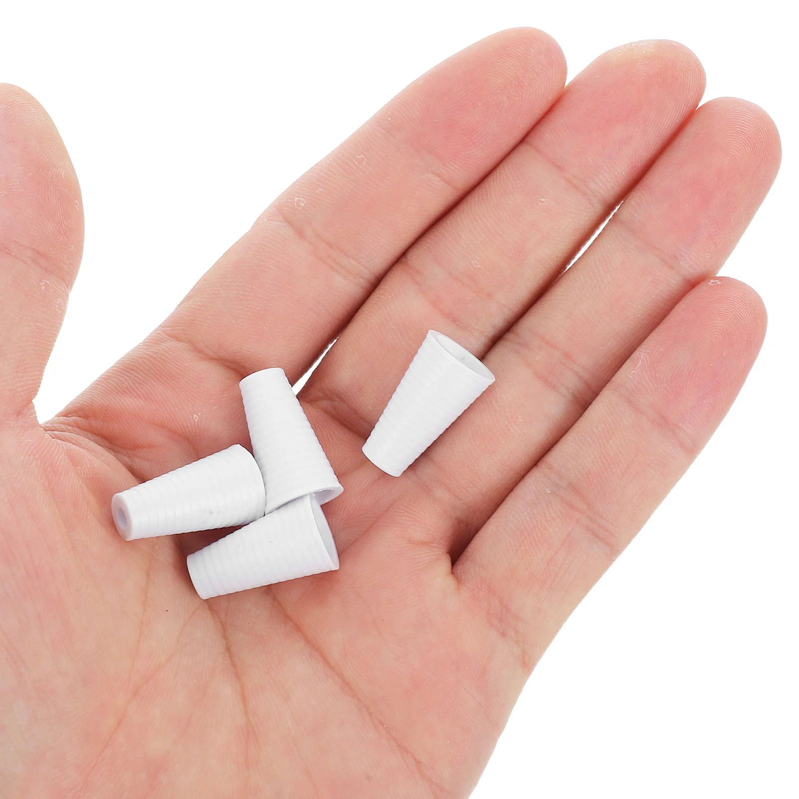 

20Pcs Curtain Cord Pull Tassels White Plastic Blind Cord Knobs Replacement Drops for Window Blinds Roman Shades Accessories