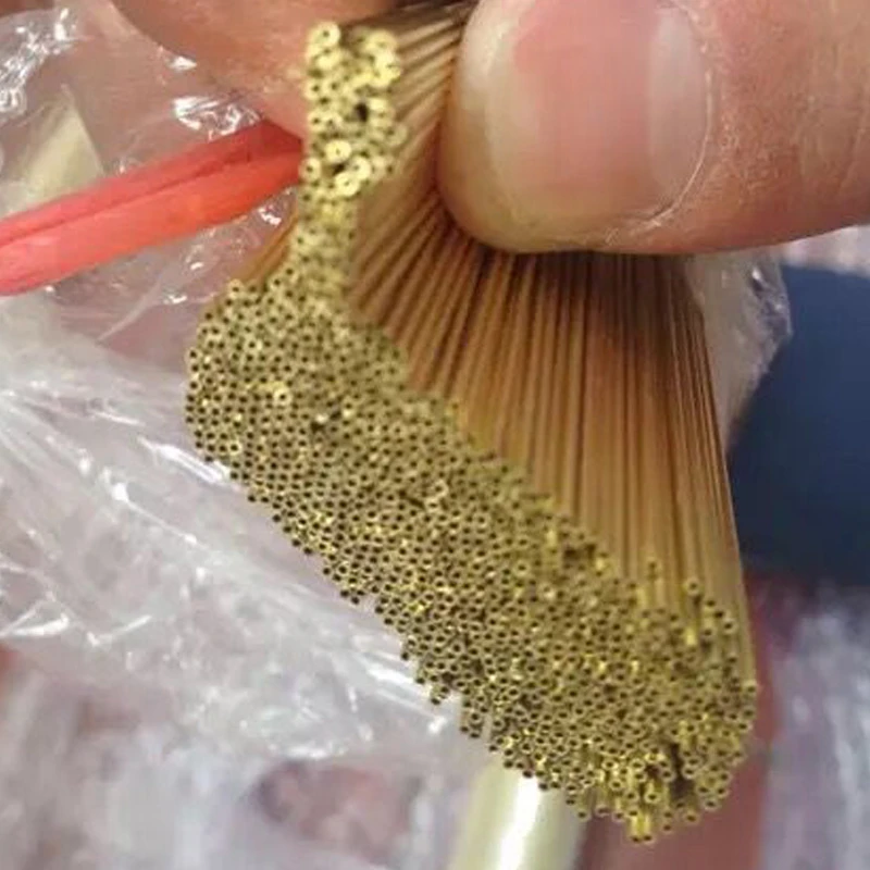 

Brass Tube OD 0 8 5 5mm Length 495mm Round Brass Alloy Capillary Pipe Thickness 0 2 1 5mm Straight