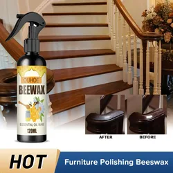 Furniture Polishing Beeswax Spray Wooden Floor Cleaning Maintenance Wood Table Shiny Wear Resistant Multipurpose Beeswax Agents