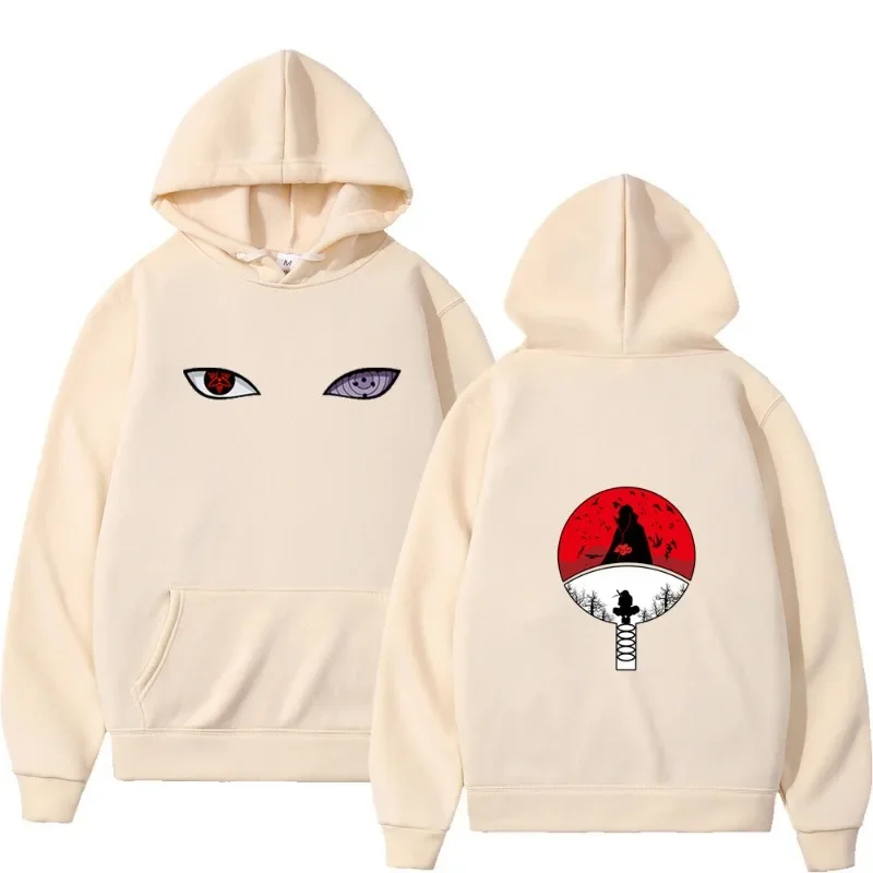 Naruto Anime Hoodie for Man Women Uchiha Itachi Sweatshirts Casual Clothes Akatsuki Fall Winter Children\'s Top Coat Warm Gifts