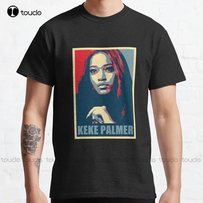 Camiseta clásica Keke Palmer Hope para mujer, camiseta personalizada para adultos y adolescentes, camisetas con impresión Digital Unisex, Xs-5Xl, Hip Hop para todas las estaciones