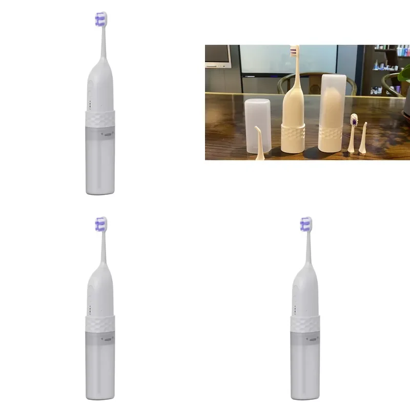 

【CHIMU HOME】 Portable 2-in-1 Sonic Electric Toothbrush and Oral Irrigator Combo Water Flosser for