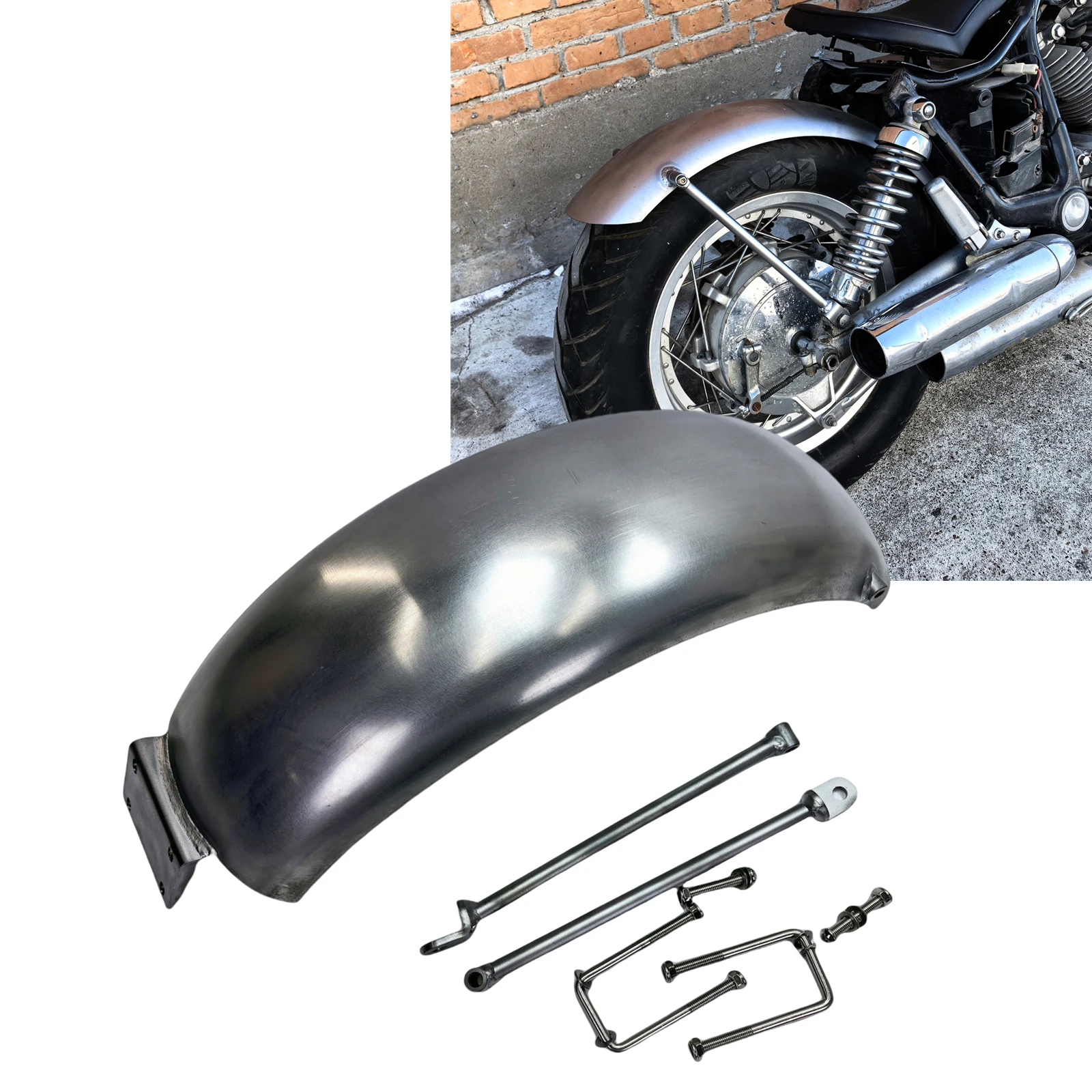

For YAMAHA XV750 Virago750 1984-1998 Motorcycle Rear Fender Mudguard Splash Mud Guard Splasher Cover