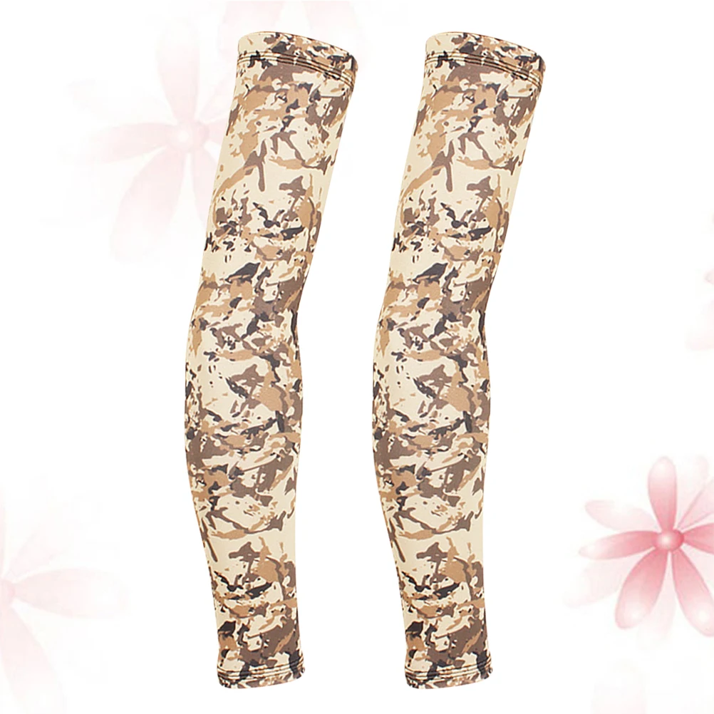 أكمام أذرع للحماية من الشمس، غطاء للأشعة فوق البنفسجية، قفازات ركوب الدراجات في الهواء الطلق بدون أصابع، قفازات طويلة مرنة تناسب فتل العرق