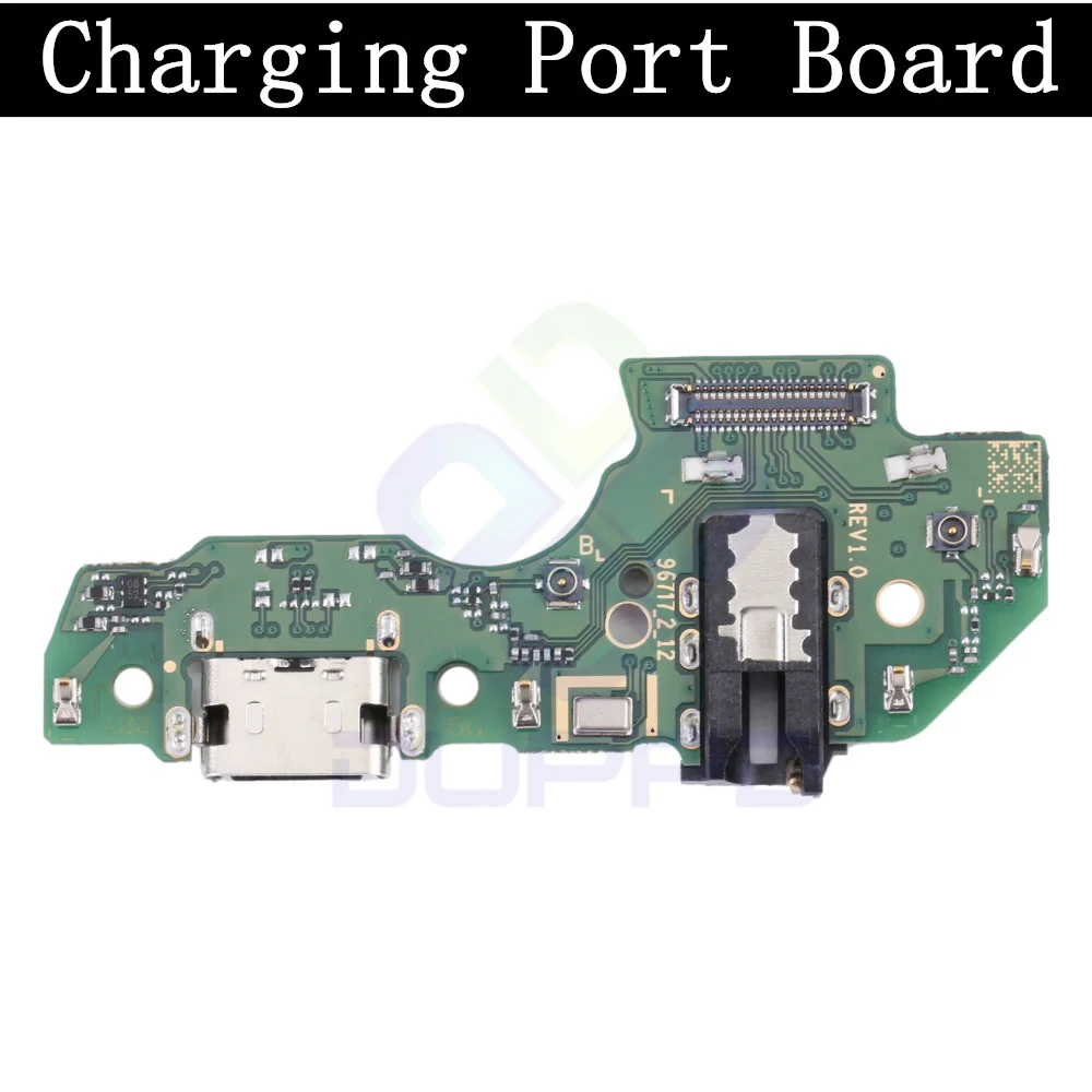 Top Ear Loud Speaker SIM Card Tray Charging Port Board For Samsung A22 5G A226B Fingerprint Sensor Off On Motherboard Flex Cable