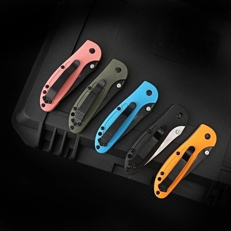 

Складной нож BM556 с рукояткой из нейлонового волокна и лезвием из стали 440C, для кемпинга, выживания на природе, карманный нож, EDC-инструмент