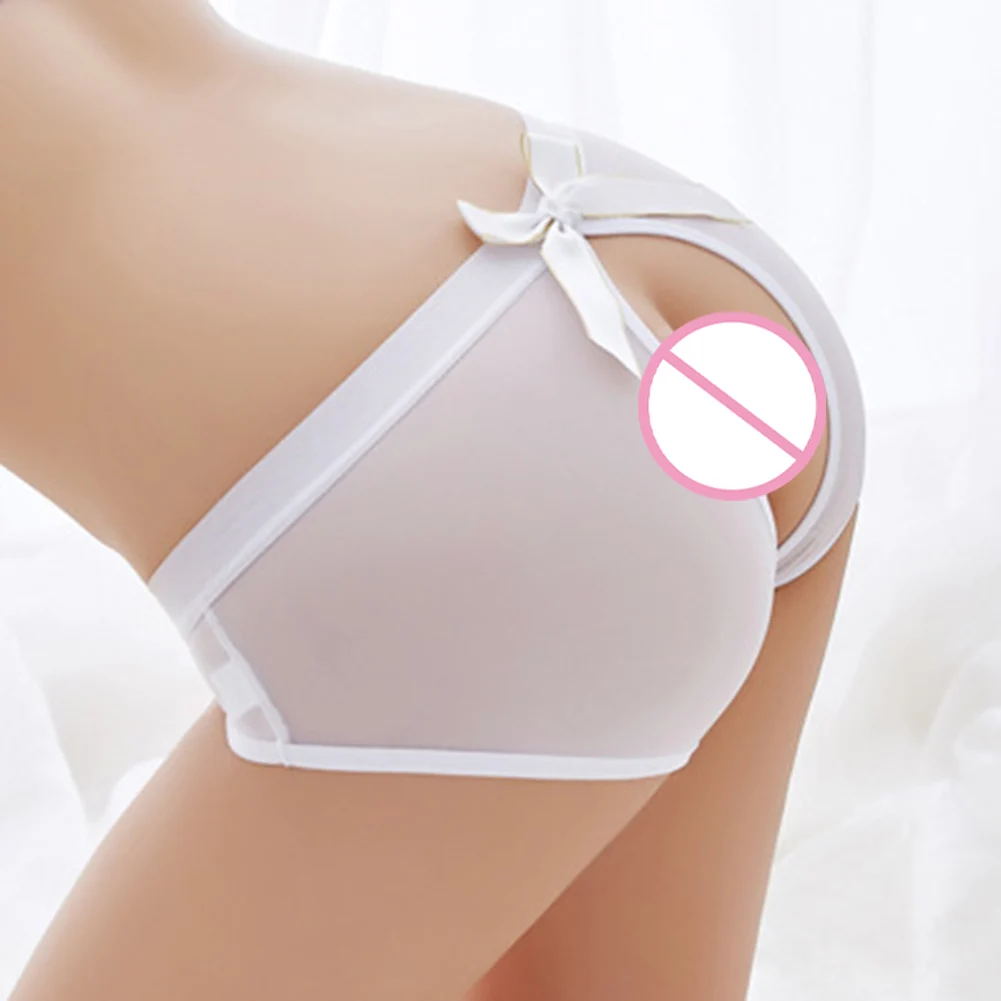 سراويل داخلية نسائية ملابس داخلية ممتعة متوسطة القوة مفتوحة المنشعب سلس مثير بلون الربيع ملابس داخلية نسائية