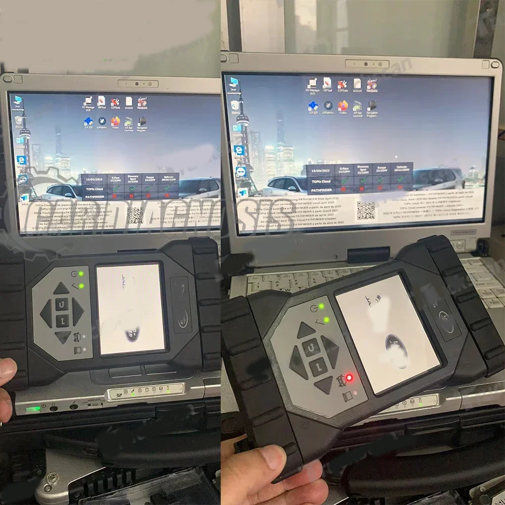 

Полный набор для автомобиля Ja-guar и Land-Rover, диагностический инструмент JLR DOIP VCI obd 2, разъем pathfinder J2534, прогрессивный код ecu