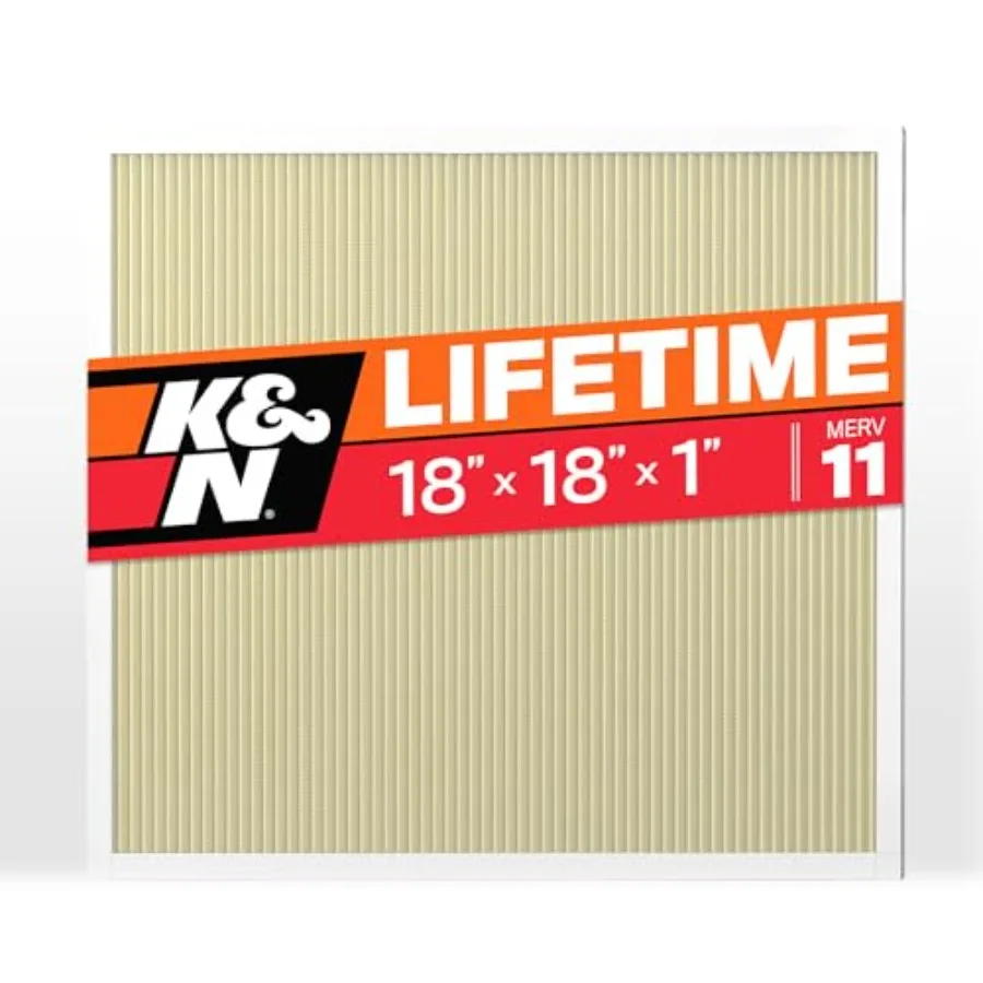 

Воздушный фильтр для систем ОВКВ 18x18x1, многоразовый, MERV 11, длительный срок службы, последний фильтр для ОВКВ, который вы когда-либо покупали, дышите безопасно дома