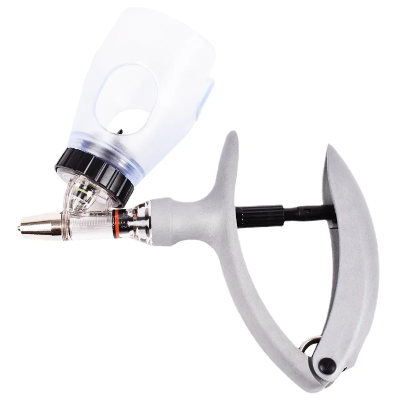 

Imported veterinary continuous vaccine injector, automatic adjustable injection gun, injector for pigs, chickens, cattle and