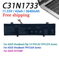 C31N1733 Laptop Battery For ASUS VivoBook Flip 14 TP412U TP412UA TP412FA SF4100F VivoBook Flip 14 TP412UA-DB31T