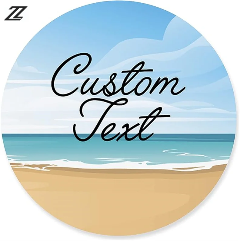 Custom PVC Stickers for Product Labels, Round Labels for Bottle Logo