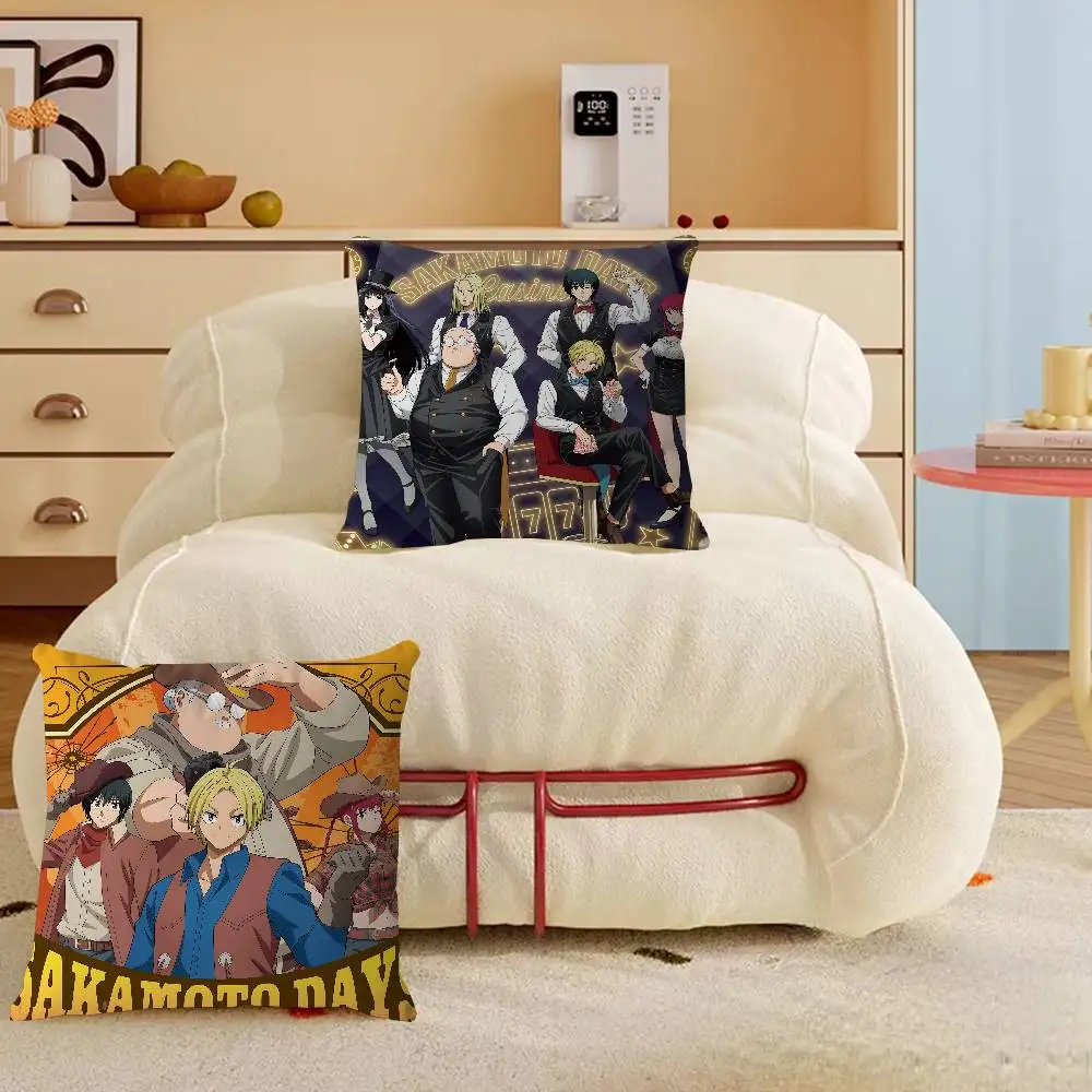 

Anime S-Sakamoto-Days Personalized Pillow Cover Kids Bedroom Wild Party Decor Pillowcase kid Birthday shower Gift