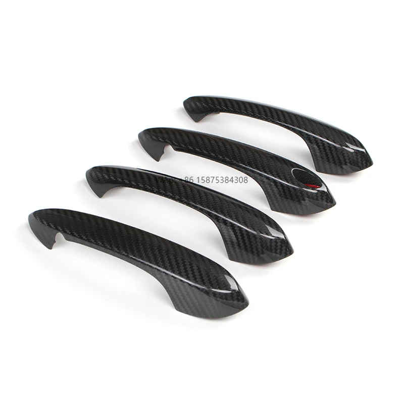 

Real Carbon Fiber Car Door Handle Cover for 3 Series G20 2020- Auto Body Exterior Parts High Quality Handle Case