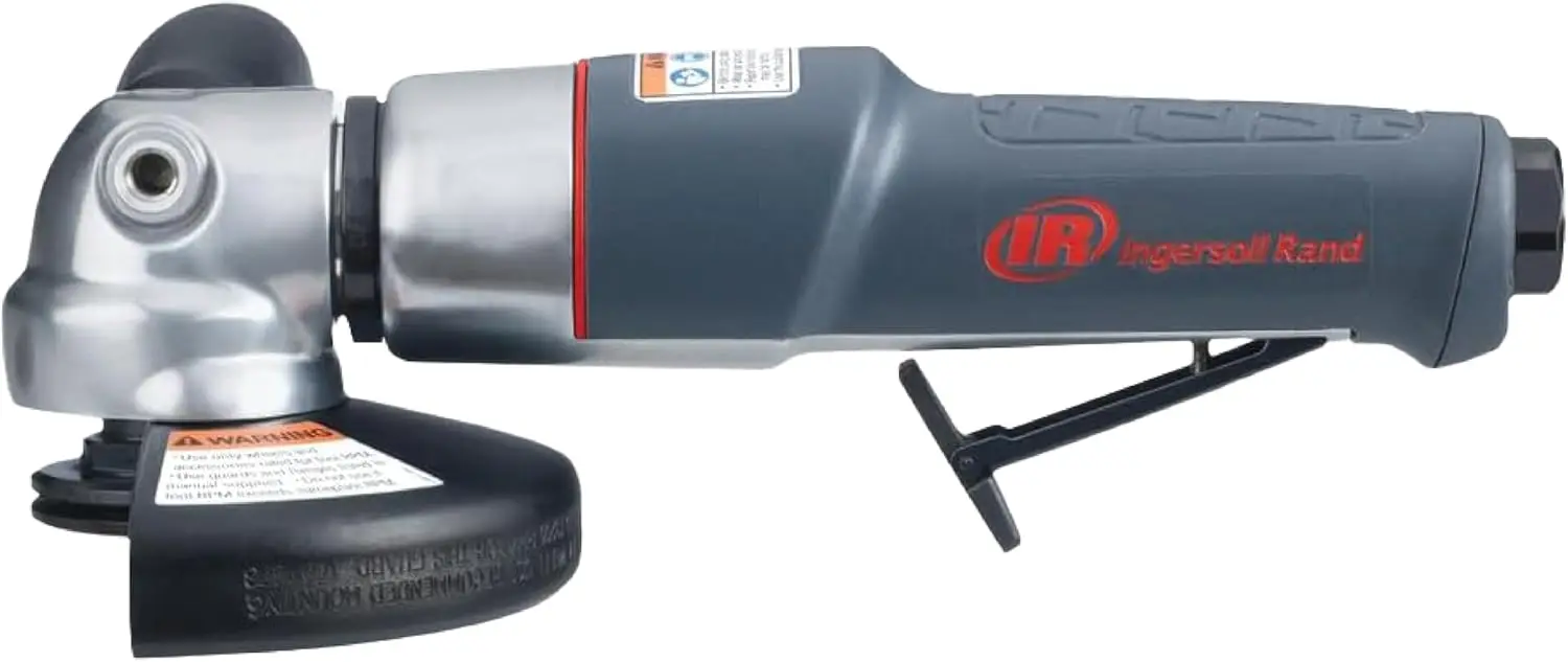 

Air Angle Grinder/Cutoff Tool, 4.5" Wheel, 12,000 rpm, 0.88 hp, 5/8"-11 Thread, Rear Exhaust