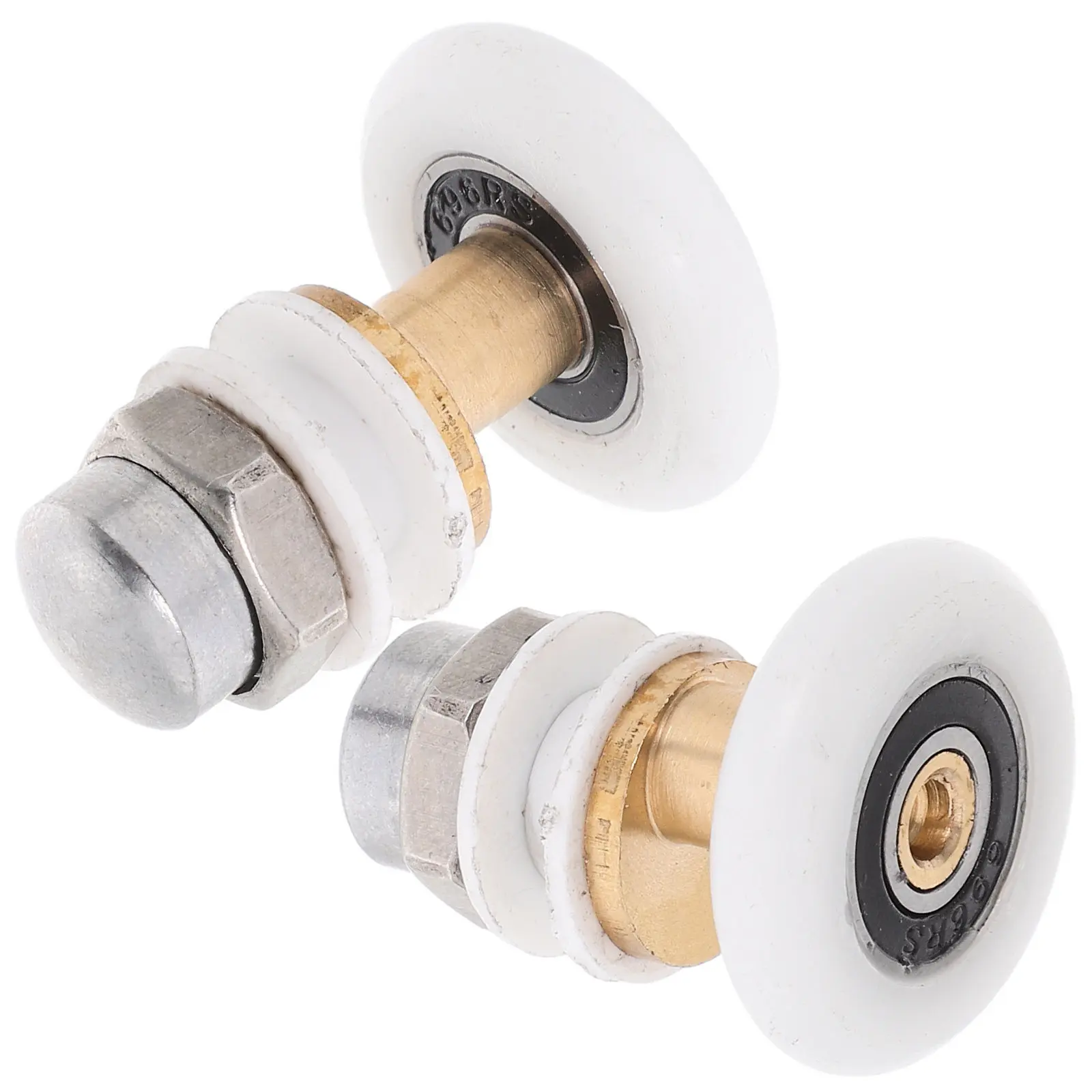 2Pcs Shower Door Roller for Classic Curved Glass Sliding Doors Large Bearing Single Wheel Smooth Quiet Slide Replacement
