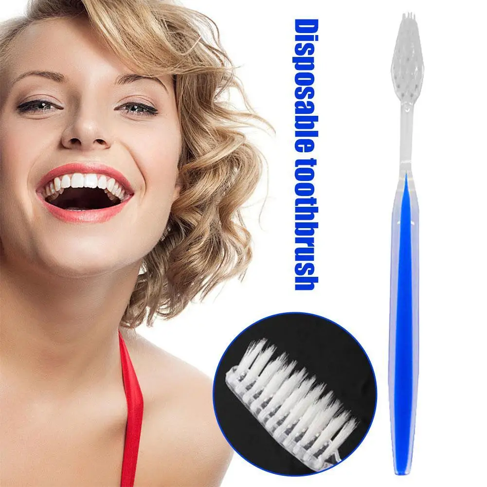 30PCS Hotel Disposable Toothbrush Oral Cleaning Brush Easy To Use Cheap Wholesale Convenient For Tourists To Brush Their Teeth