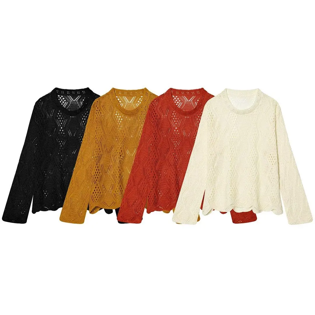 

Maxdutti Nordic Minimalist Lazy Lace Embroidered Hoodie Sunscreen Shirt Women's Blouses And Shirt Woman clothing Women's Shirt