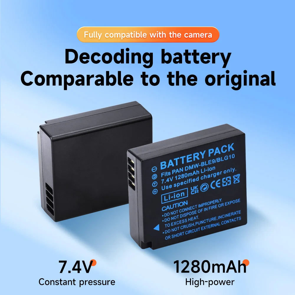 PALO 1280mAh DMW-BLG10 DMW-BLE9 DMW BLE9 BLG10 bateria + podwójna ładowarka LCD USB do Panasonic DC TZ90 DMC TZ85 TX1 LX100 GX85 GX9GK