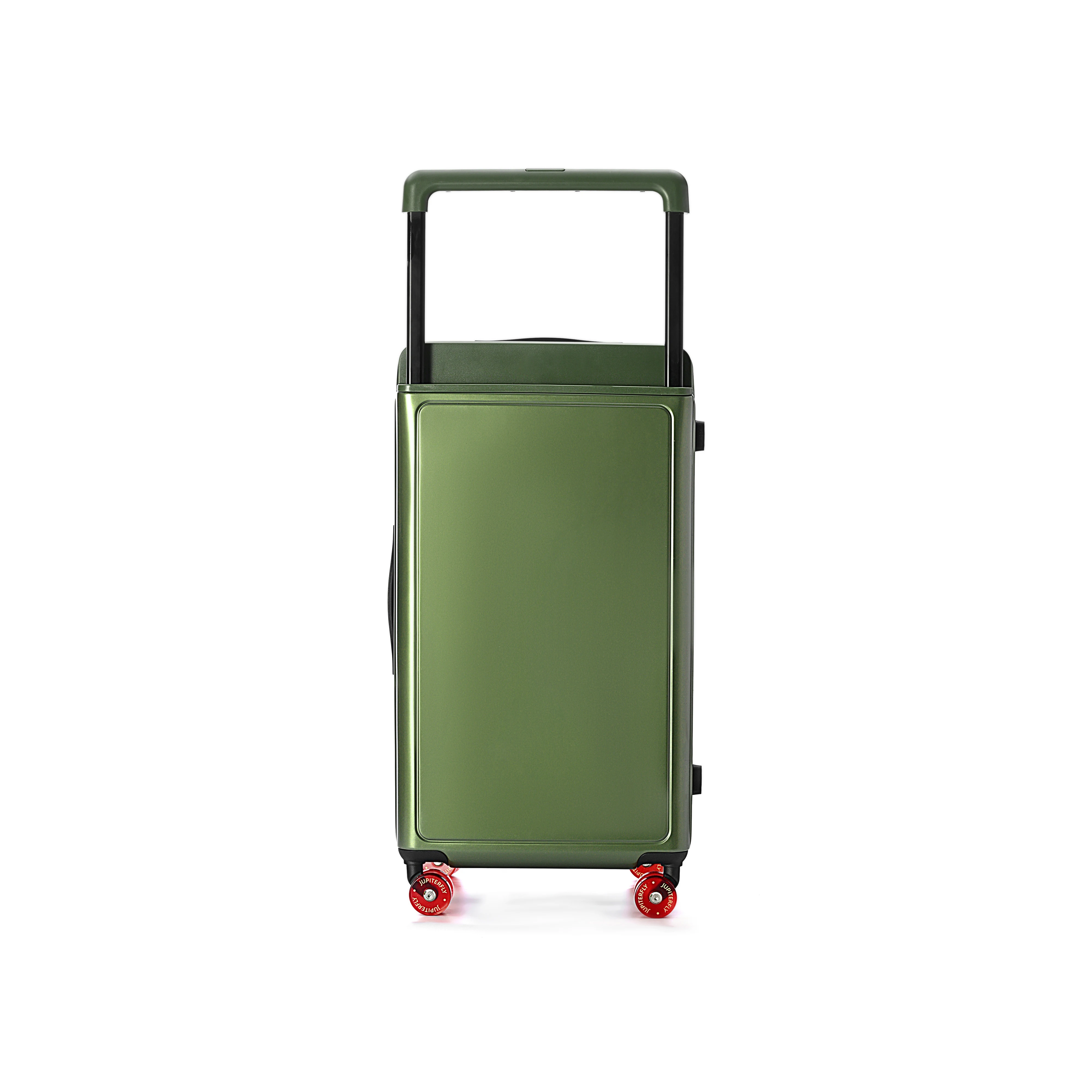 Bunnyfly Hard Shell Suitcase Wide Handle Aluminum Luggage TSA Lock Silent Spinner Wheels Travel Trolley Case for Men Women