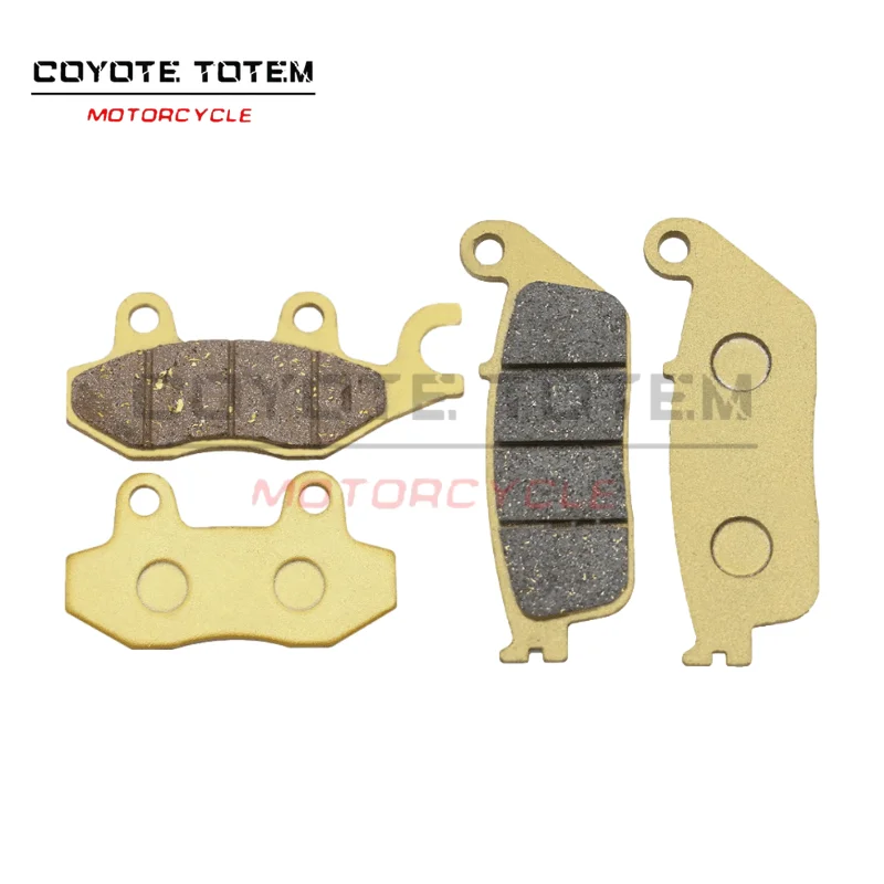 

The front and rear brake pads of the motorcycle are Kawasaki KLE300 Versys-X300