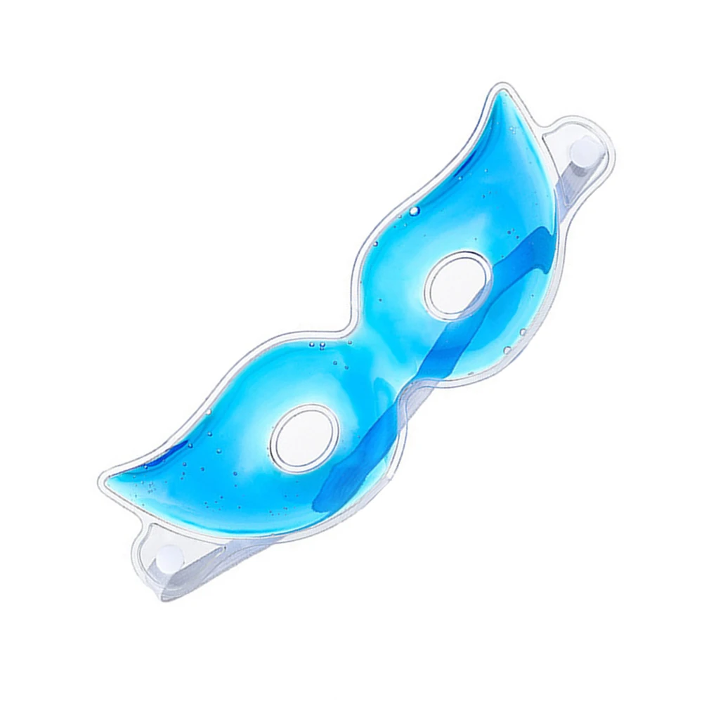 قطعتان من قناع العين الجليدي للتبريد لتخفيف النوم والهالات السوداء والانتفاخات المريحة والاسترخاء والعين المهدئ