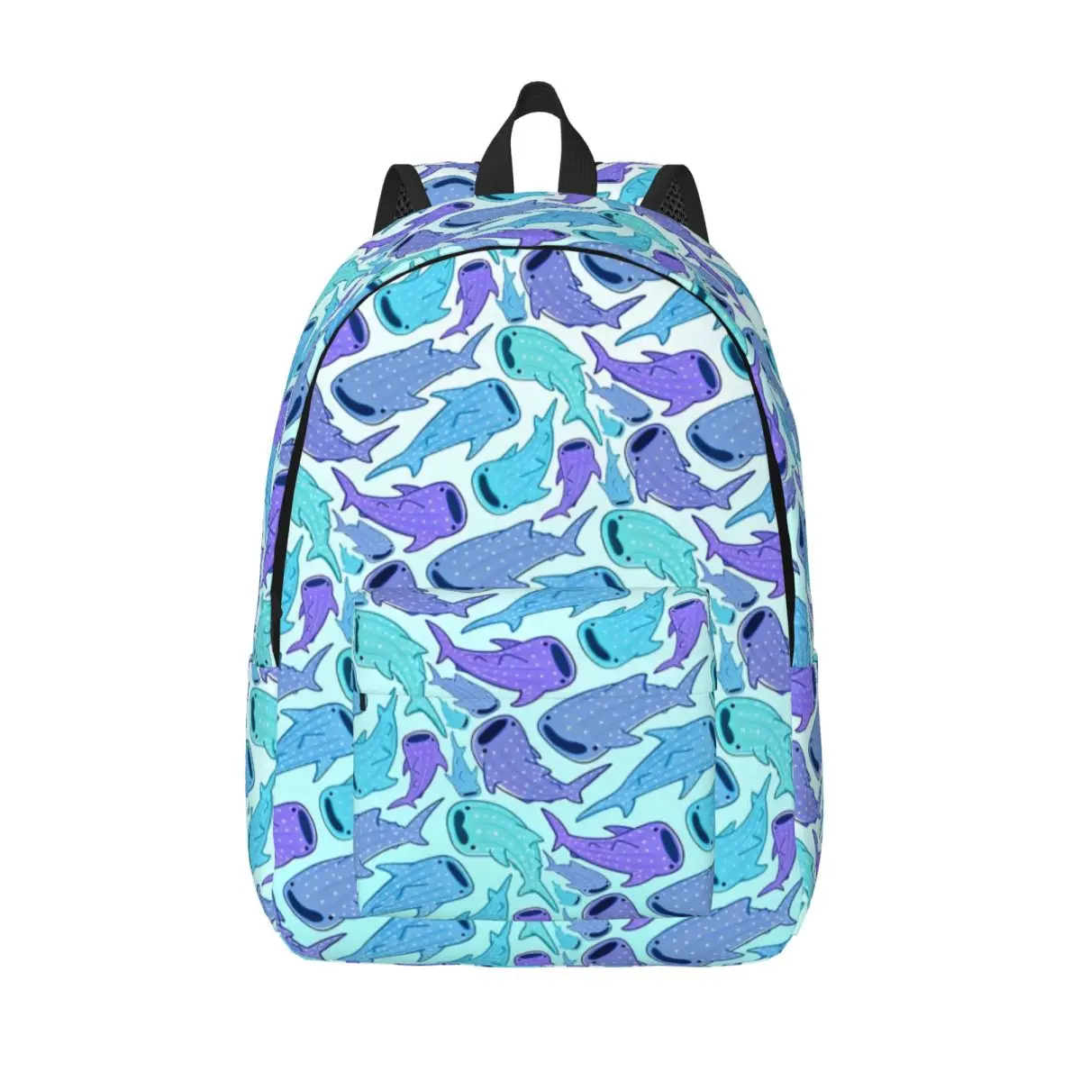 

Whale Shark Pattern Teenage Backpack High School Business Starry Whale Sharks Daypack for Men Women Laptop Computer Shoulder Bag