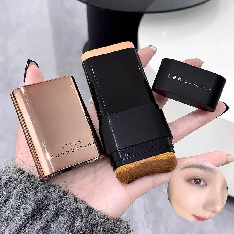 Foundation Stick Water Light Moisturize Concealer Facial Acne Black Eyes Brighten Weightlight Lasting Facial Contour Cosmetics