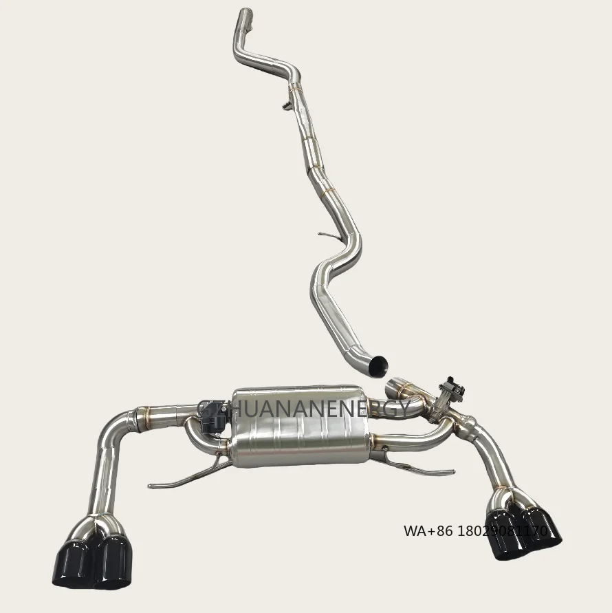 

Выхлопная система Catback для BMW 330i B48 G20 2.0T 2020+ с клапаном Valvetronic и глушителем