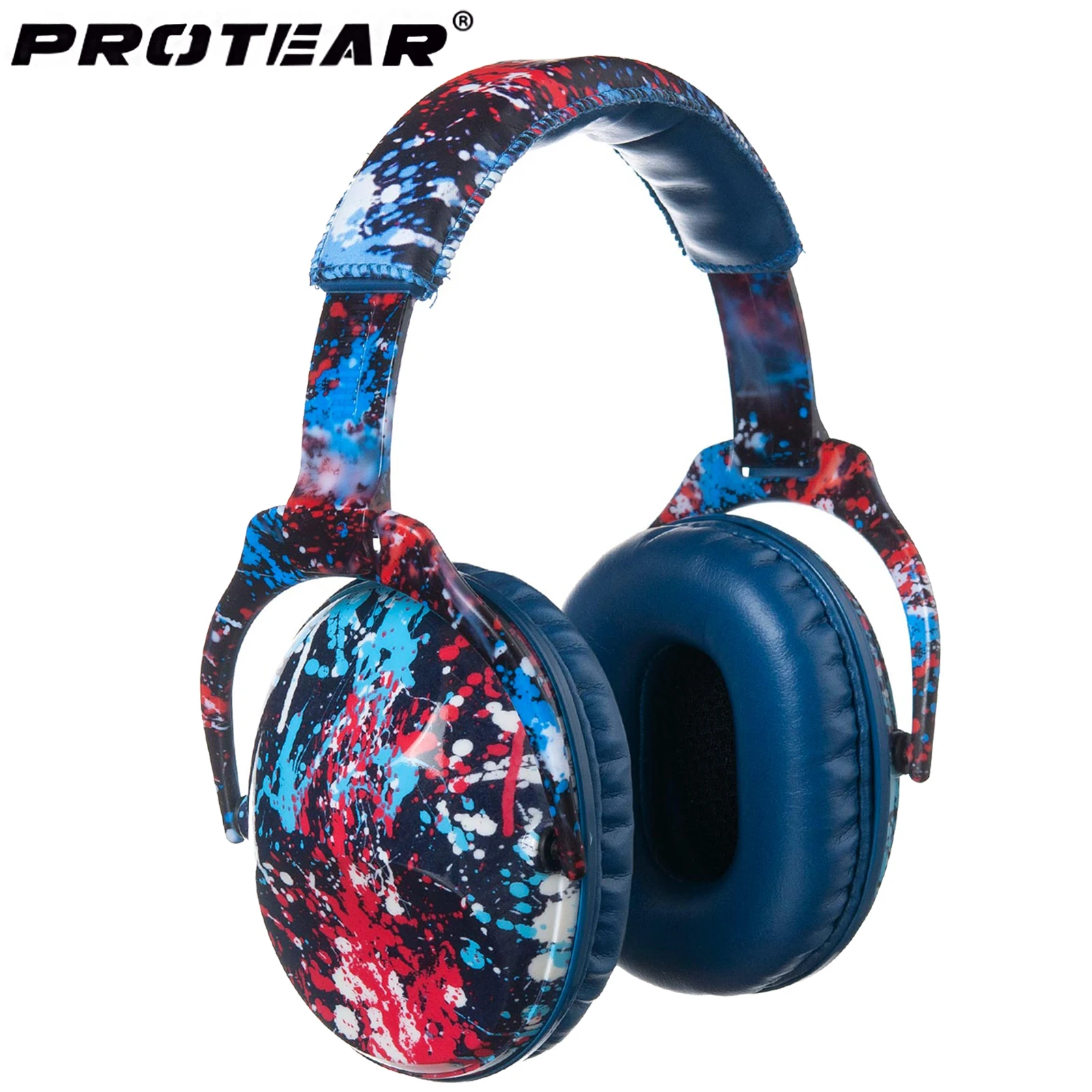 PROTEAR Noise Cancelling Headphones for Kids Hearing Protection Ear Muffs for Sensory Autism Children Monster Truck Fireworks