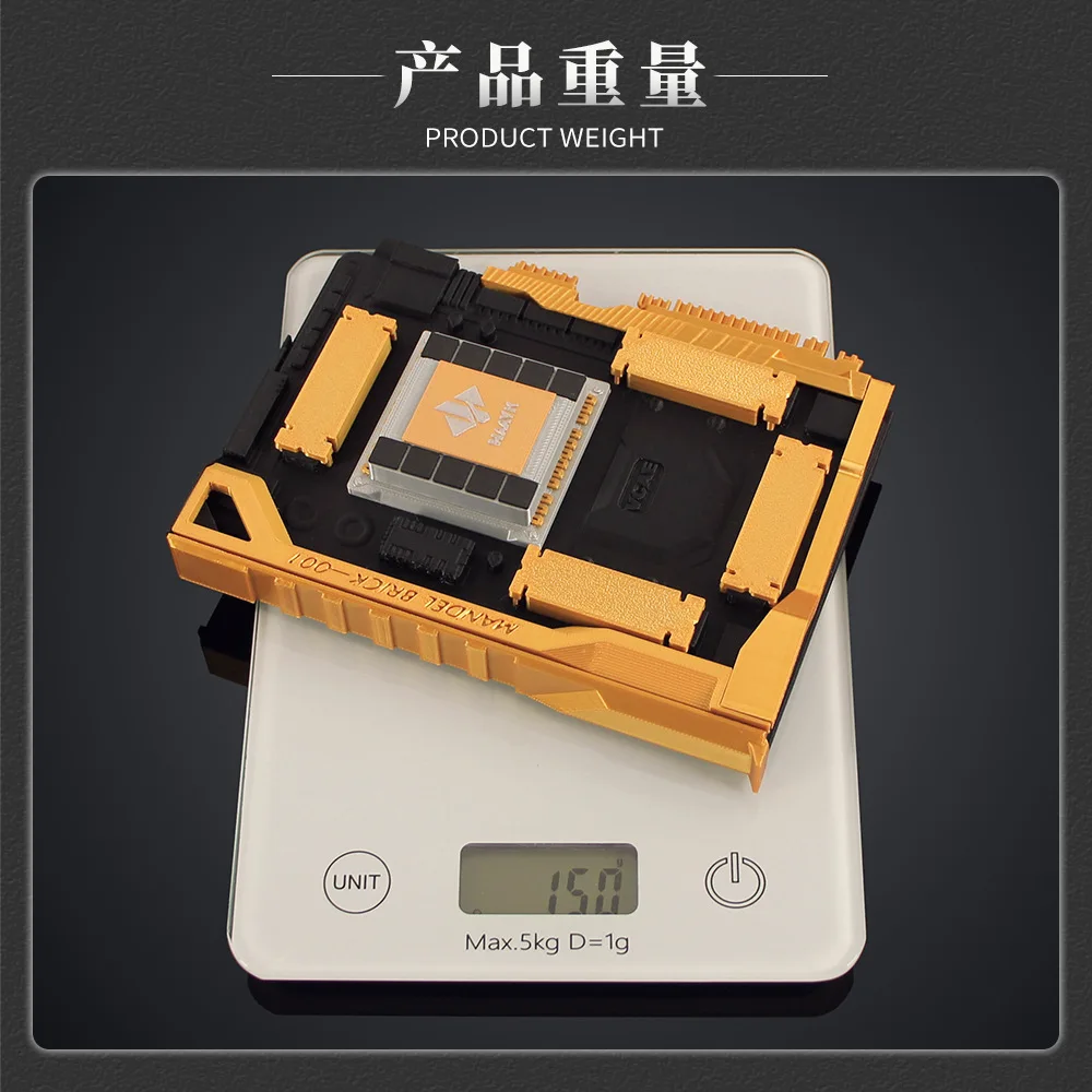 دلتا فورس لعبة الدعائم ماندل وحدة الكمبيوتر الخارقة ثلاثية الأبعاد مطبوعة لعبة مجسمة حلية جمع الشكل #5