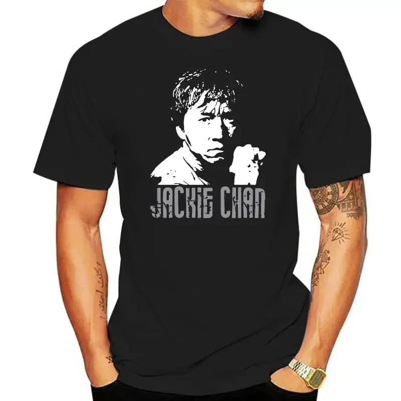 China Kung Fu Jackie Chan Drunken Master Tshirt Men T Shirt Movie Chinese Dragon Fight Short Sleeve Tee New Vintage Shirt Tops