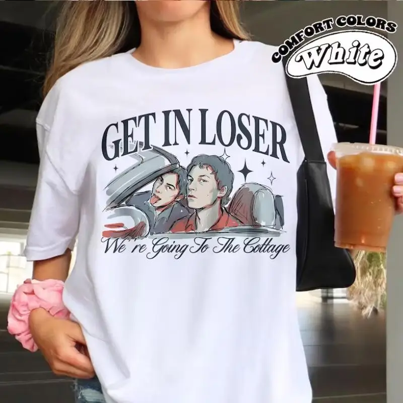 Get In Loser We’re Going To The Cottage Shirt,Heated Rivalry Inspired Hockey Romance Tee,Ilya Rozanov Shane Hollander Fan Gift