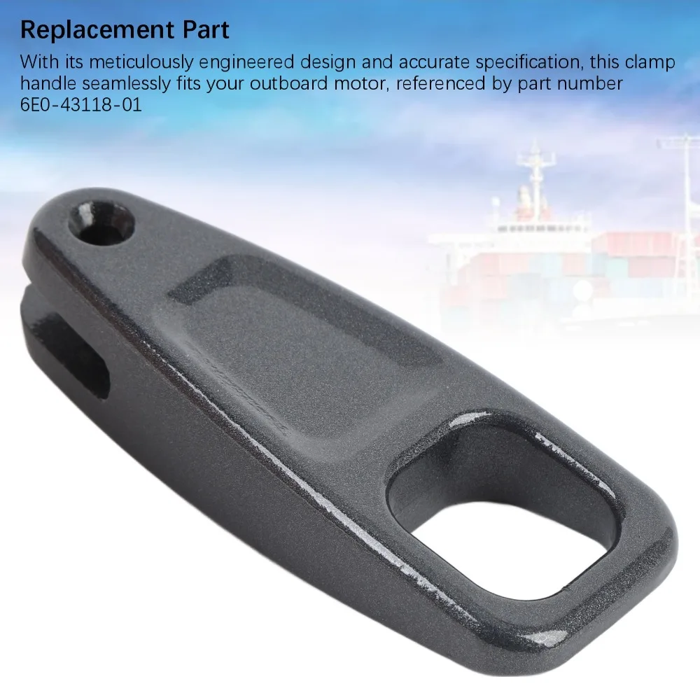 6E0-43118-01 Outboard Motor Clamp Handle Aluminum Alloy Clamp Handle Replacement for 9.9HP 15HP 30HP 40HP 60HP Outboard Engine