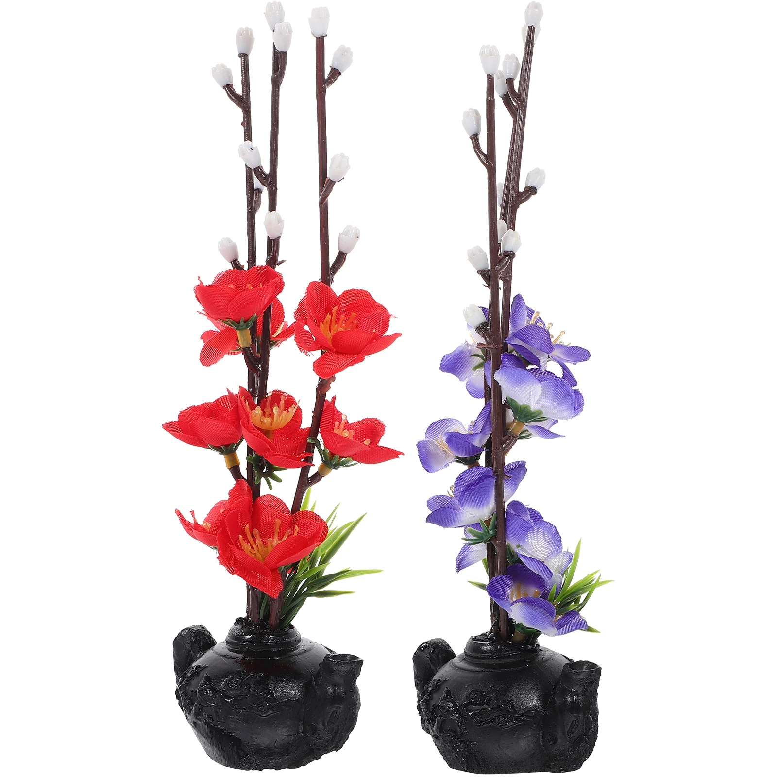 

2pcs Plate Decoration Trinkets Sashimi Restaurant Accessory Fake Flowers Dining Space Creative nament Exquisite Adorn