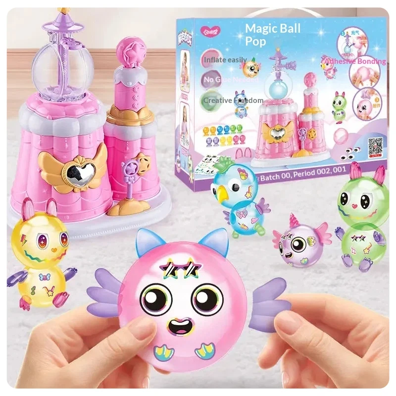 

Волшебный наполнитель воздушных шаров, замок принцессы, поделки своими руками, безопасная нетоксичная игрушка со слизью для девочек и детей, креативный подарок на день рождения