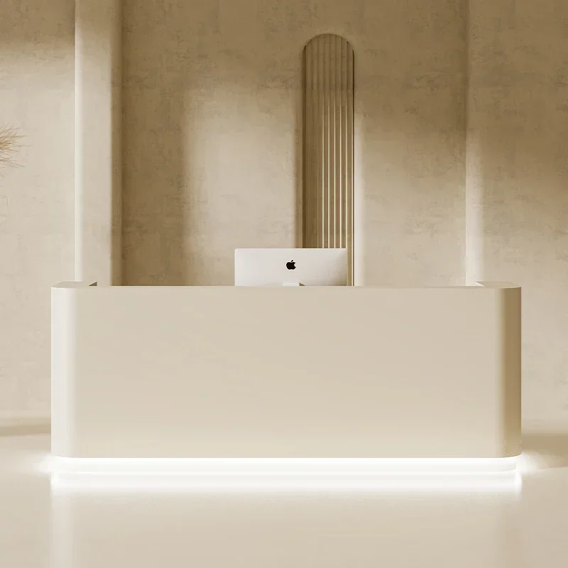 

Beauty Institute Luxury Reception Desks Workbench Seating Checkout Reception Counter Business Banconi Reception Furniture