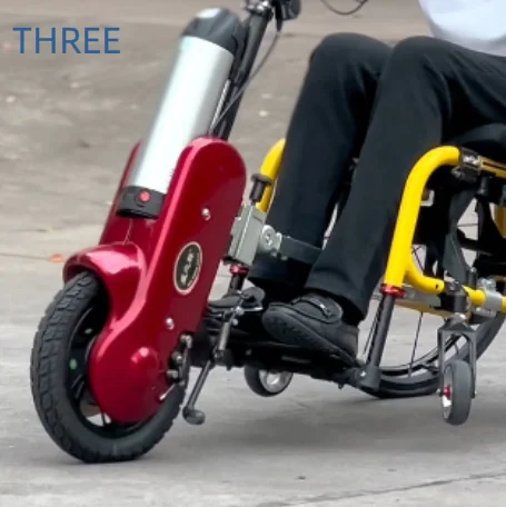 Disabled Handbike Conversion Kits Handcycle for Wheelchair Attachable Electric Wheelchair Handcycle