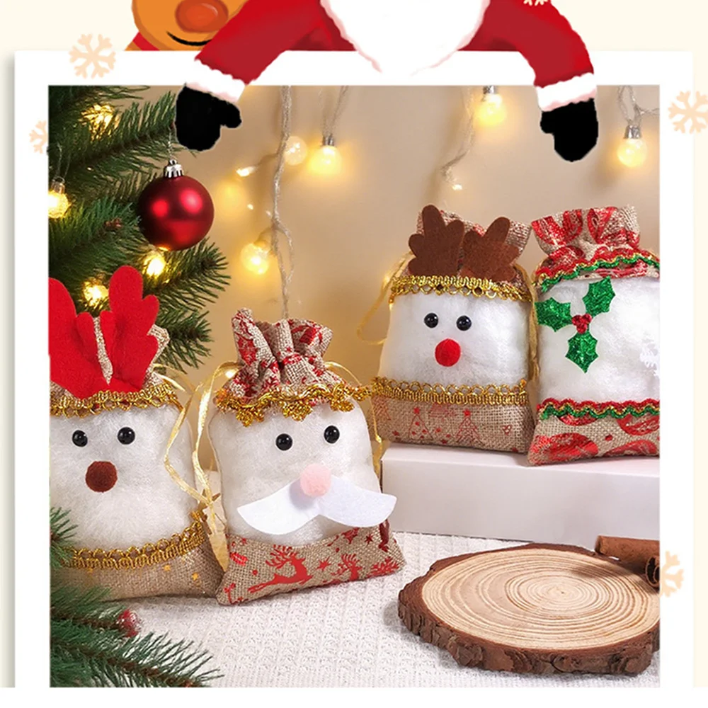1Pc Christmas Roles Sachets Diffuser, 7Scents 7Emoji Deer Santa Home/Office Fragrance Diffuser Christmas Tree Decoration Gift