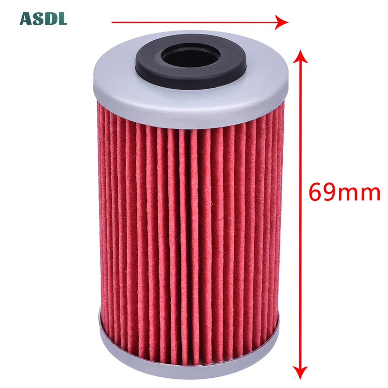 1/4/6 pcs Oil Filter For KT 125 200 250 390 400 450 520 525 540 560 Duke RC EXC R2R EGS EXC EXE SMR SX MXC XC XCW SXS 2003-2021