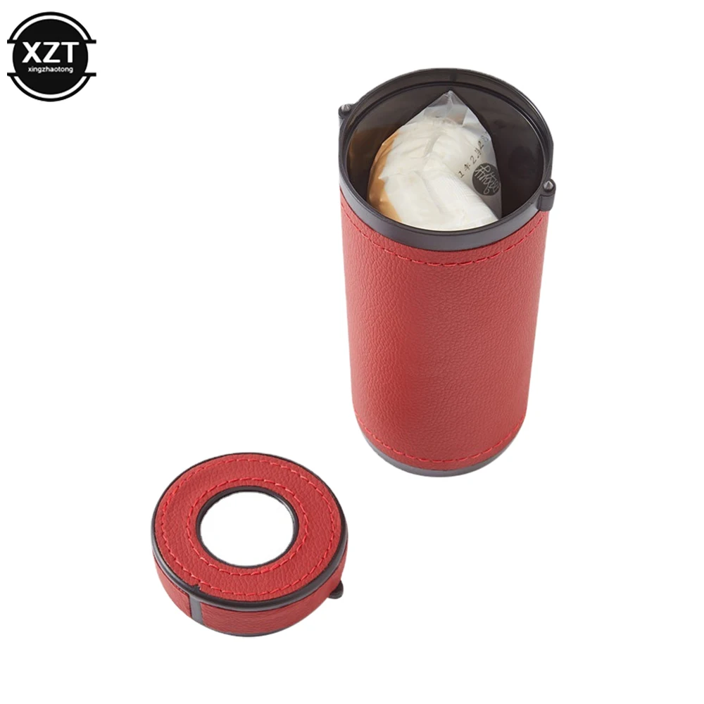 1 Pcs Multifunction Car Tissue Box Cover Holder Auto Round Paper Tube Safety Broken Window Tissue Cup Auto Interior Decoration