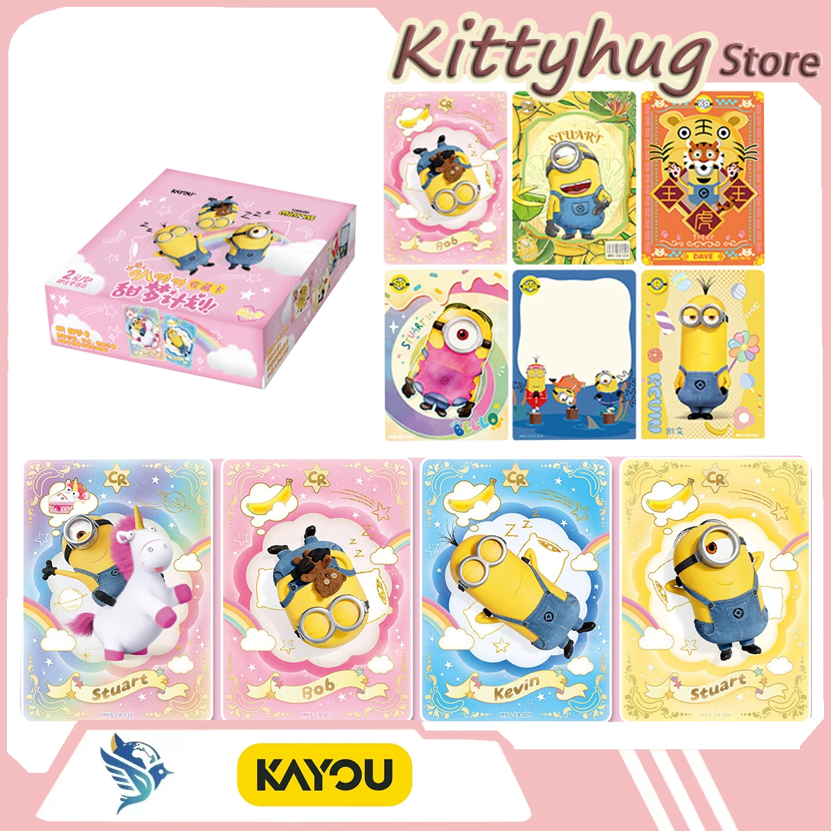 

Kayou Minions Banana Collectible Card Mengzhu Package Part 2 Genuine Surrounding Cards Fan Gifts