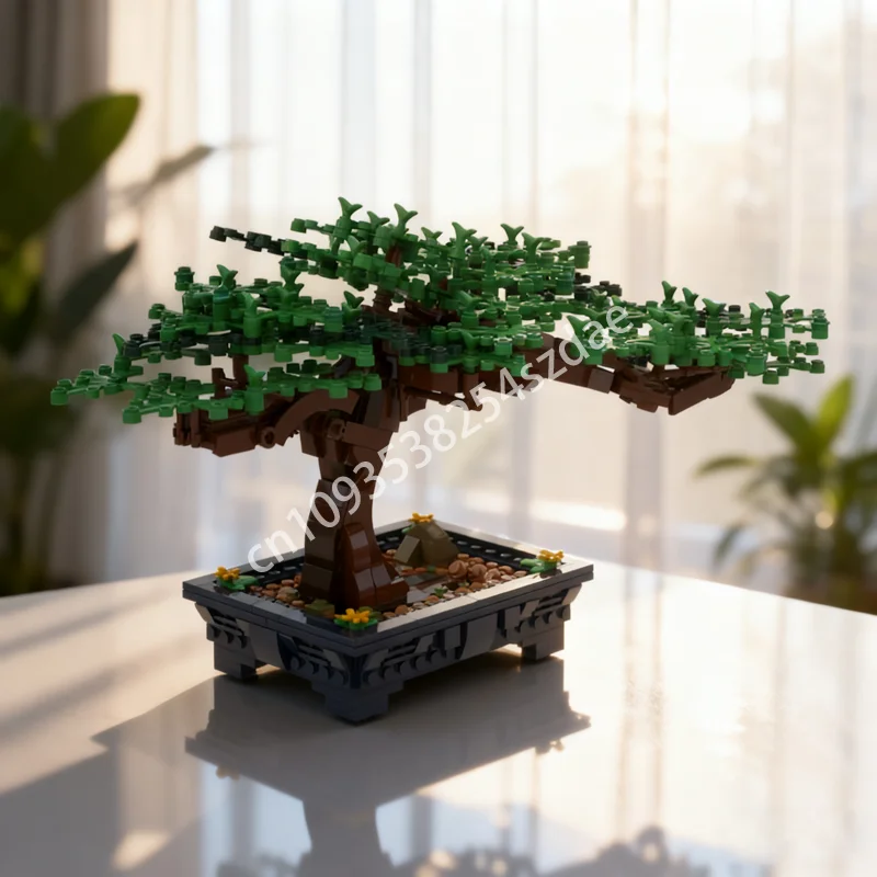 

647pcs MOC Bonsai Tree Ideas And CUUSOOed Model Building Blocks Construction Toy Assemble DIY Christmas Gifts Idea Brick Kids
