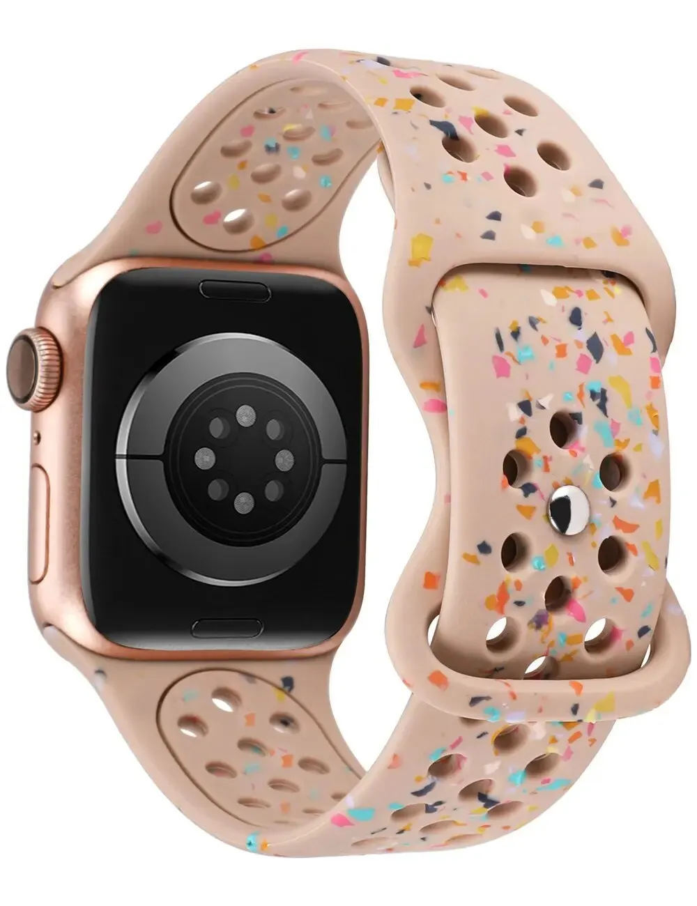 Correa de silicona para Apple Watch, banda de reloj de 49mm, 44mm, 45mm, 42mm, 41mm, 42mm, 38mm, pulsera para iWatch 4 5 6 7 se 8 9 ultra