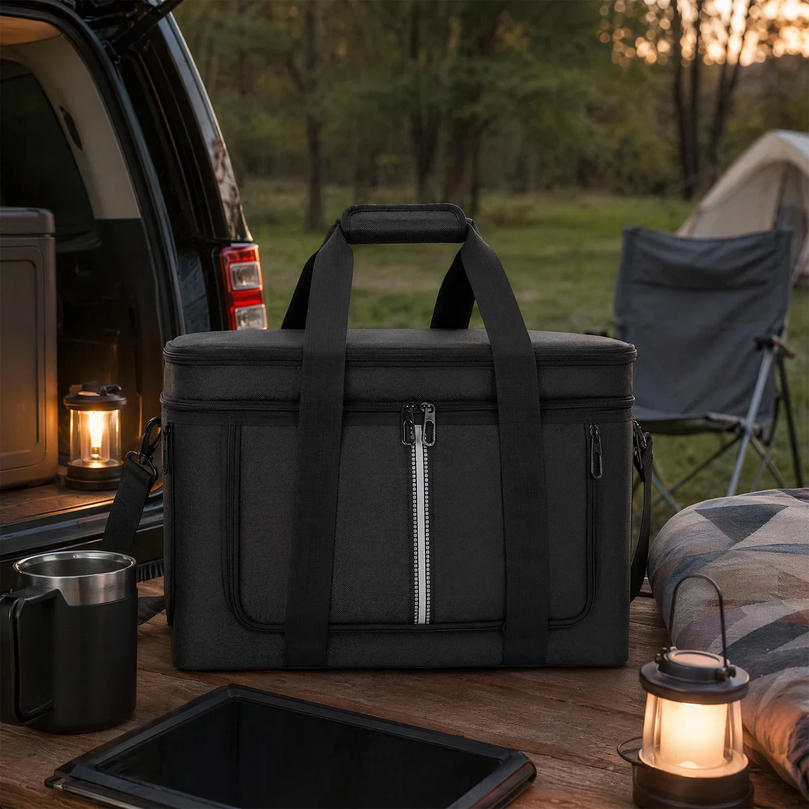 Protective Storage Bag for Anker SOLIX C2000 Gen 2 Portable Station Power Travel Carrying Bag with Pockets Storage Case