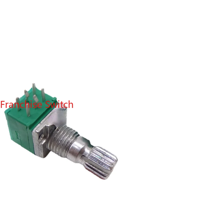 10PCS High-precision Dual-channel Volume Linear Duplex Potentiometer R097 B20K 15 Floral Axis