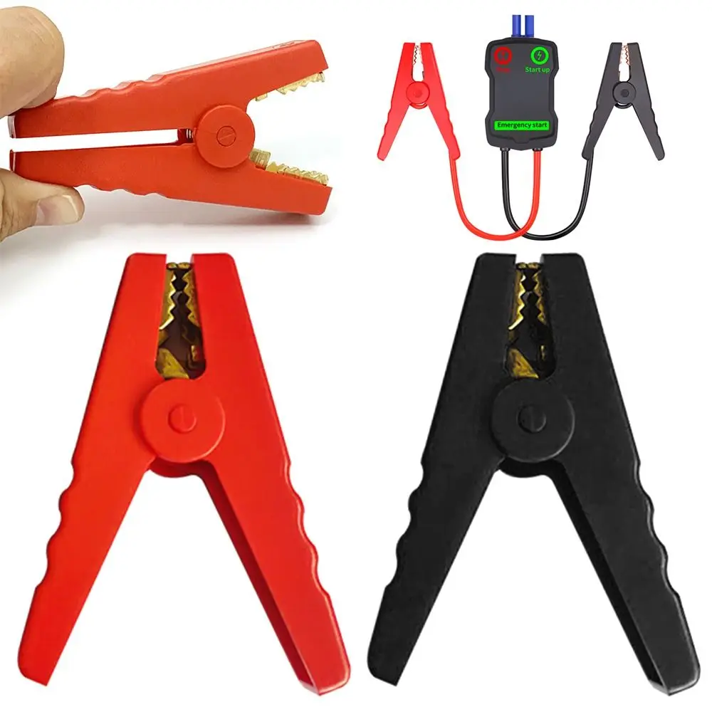 

100A Charging Clip Starting Battery Clip Crocodile Clamp Connectors Terminals Alligator Clips