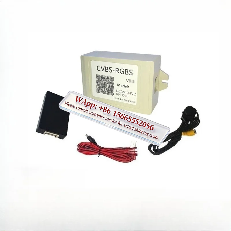 CVBS to RGB RCD510 reversing rear view AV to RGB decoder, rear view conversion box RNS510RNS315